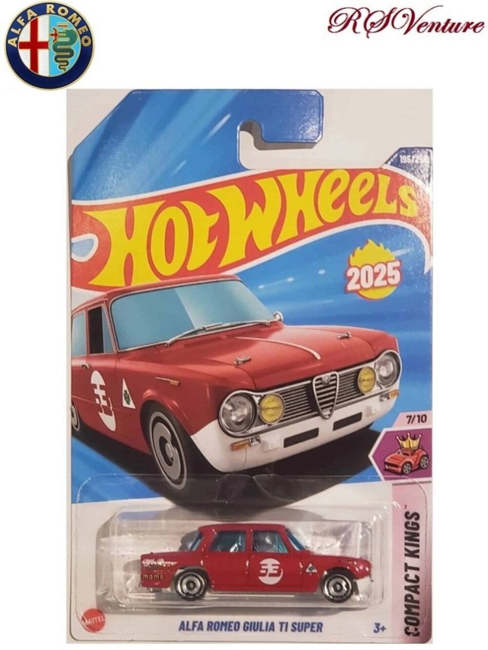 NEW Hot Wheels 1962 Alfa Romeo
